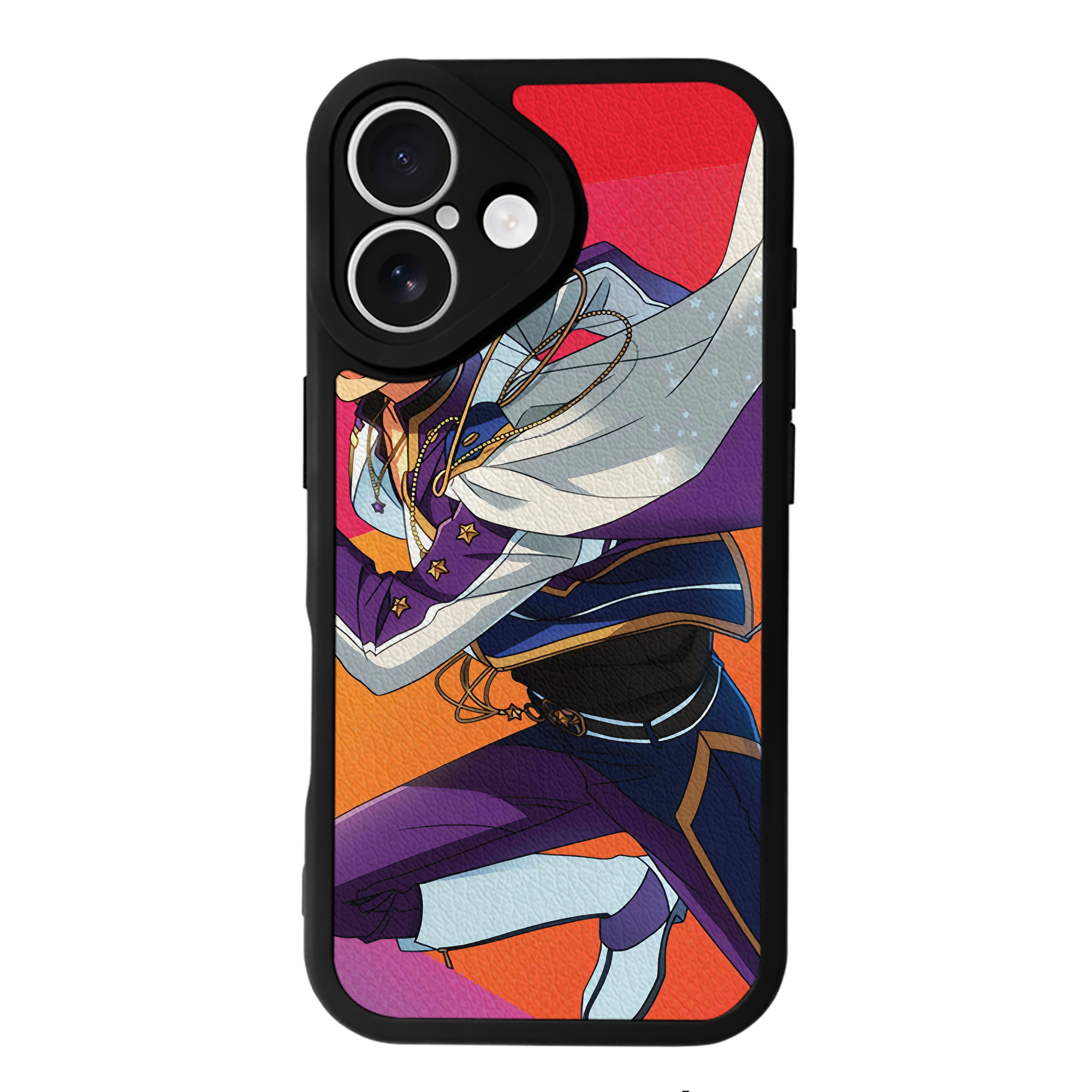 （画像用） あんさんぶるスターズ! Ensemble Stars 【iPhone 16シリーズ対応】シリコンスマホケース（レザー調） 材質：シリコン